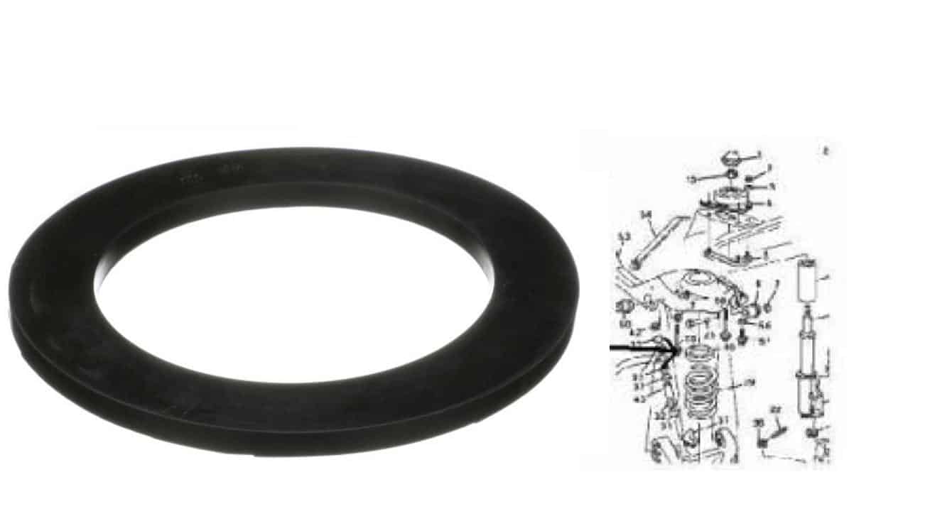 Coil Spring Insulator: Front Upper - 82-92 F. (ea)